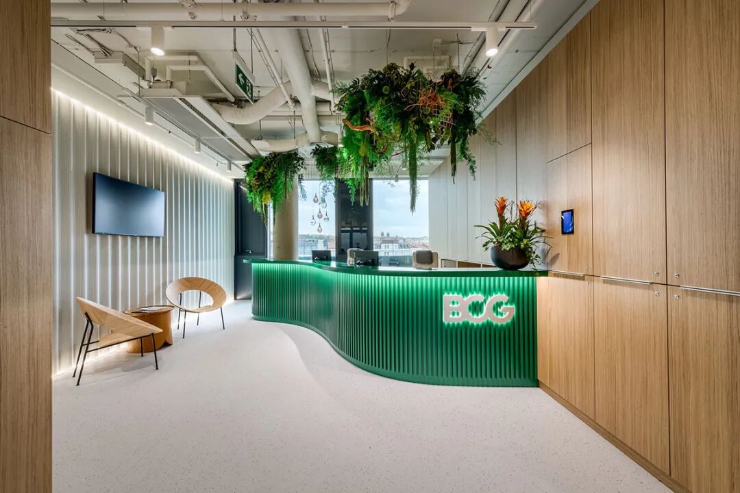 BCG Prague's cozy home office design and stylish workspace Address: Prague, Czech Republic